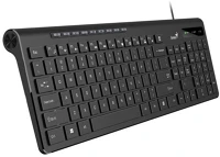 Genius 230 II HUN Slimstar 230 ii magyar billentyűzet fekete kép