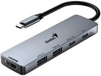 Genius 2XUSB3.0 Uh-500 usb c-típus ezüst kép