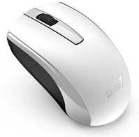 Genius 31030004401 Egér - eco-8100 (vezeték nélküli, li-ion, usb, 3 gomb, 1600 dpi, blueeye, fehér) kép
