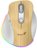 Genius 31030039407 Ergo 9000s pro wireless bluetooth mouse pine wood kép