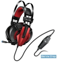 Genius HS-G710V USB Hs-g710v 7.1 gamer headset black/red kép