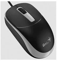 Genius DX_123_USB_BLACK_GREY Vezetékes egér optikai dx-123, usb, 1000dpi, fekete/szürke kép