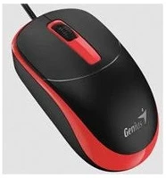 Genius DX_123_USB_BLACK_RED Vezetékes egér optikai dx-123, usb, 1000dpi, fekete/piros kép
