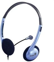 Genius HS-02B PC Hs-02b pc vezetékes kék headset kép