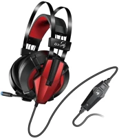 Genius HS-G710V 7.1 Hs-g710v 7.1 gamer headset black/red kép