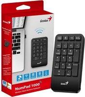 Genius NUMPAD 1000 Vezeték nélküli numerikus billentyűzet  usb fekete kép