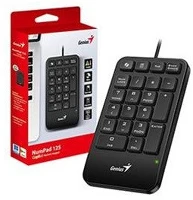 Genius NUMPAD 125 Vezetékes numerikus billentyűzet  usb fekete kép