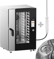 Ggm gastro 11X GN 1/1 Elektromos- Kombi sütő - gőzpároló - Érintő - 10,1 érintőképernyős kép