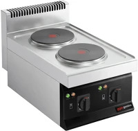 Ggm gastro 4,6 KW - 2 zónás - öntöttvas főzőlap - asztali kép