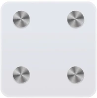 Ghoo GB10W Ghoo Body vezeték nélküli okosmérleg Magyar nyelvű Fitbit/Apple Health/Google Fit kompatibilis - Fehér kép