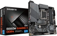 Gigabyte B660M GAMING X DDR4 B660 s1700  4xddr4 4xsata3 2xm.2 2xpci-e 2.5gbit lan matx kép