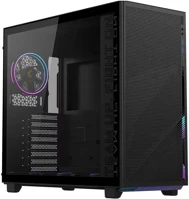 Gigabyte HÁZ AC400G Ház ac400g, tápegység nélkül, fekete, üvegfalú kép