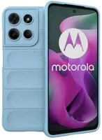 Gigapack 3D, VILÁGOSKÉK Motorola moto g15  szilikon telefonvédő ütésállóság, 3d, világoskék kép