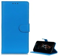 Gigapack GP-100007 Iphone 12 mini  tok álló, bőr hatású flip, prémium, világoskék kép