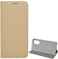 Gigapack GP-100948 Xiaomi mi 10t 5g tok álló, bőr hatású flip, rombusz, arany kép