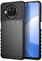 Gigapack GP-101297 Xiaomi mi 10t lite 5g  szilikon telefonvédő ütésállóság, dombor minta, fekete kép