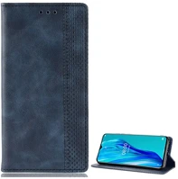 Gigapack GP-101318 Ulefone note 9p  tok álló, bőr hatású flip, fonott minta, sötétkék kép