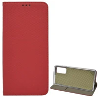 Gigapack GP-101355 Samsung s20 fe  tok álló, bőr hatású flip, rombusz, piros kép