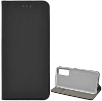 Gigapack GP-101415 Huawei p smart (2021)  tok álló, bőr hatású flip, rombusz, fekete kép