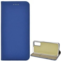 Gigapack GP-101416 Huawei p smart (2021)  tok álló, bőr hatású flip, rombusz, sötétkék kép