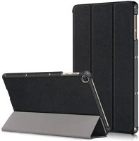 Gigapack GP-101418 Huawei matepad t10 wifi  tok álló, bőr hatású aktív flip, asztali tartó, fekete kép