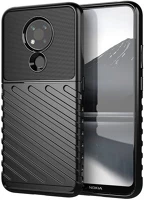 Gigapack GP-101921 Nokia 3.4  szilikon telefonvédő ütésállóság, dombor minta, fekete kép
