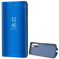 Gigapack GP-101986 Huawei p smart (2021)  tok álló aktív flip, tükrös, sötétkék kép