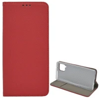 Gigapack GP-102235 Samsung a42 5g  tok álló, bőr hatású flip, rombusz, piros kép