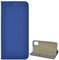 Gigapack GP-102241 Samsung m31s  tok álló, bőr hatású flip, rombusz, sötétkék kép