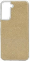 Gigapack GP-103174 Samsung s21  szilikon telefonvédő műanyag belső, csillogó hátlap, arany kép