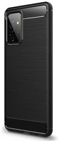 Gigapack GP-103679 Samsung galaxy a72 4g szilikon telefonvédő (közepesen ütésálló, légpárnás sarok, szálcsiszolt, karbon minta) fekete kép