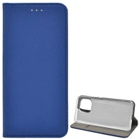 Gigapack GP-104039 Xiaomi mi 11 5g  tok álló, bőr hatású flip, rombusz, sötétkék kép