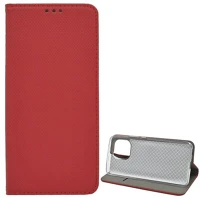 Gigapack GP-104045 Xiaomi mi 11 5g  tok álló, bőr hatású flip, rombusz, piros kép