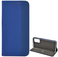 Gigapack GP-104148 tok álló, bőr hatású flip, textil minta, világoskék kép