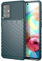 Gigapack GP-104314 szilikon telefonvédő ütésállóság, dombor minta, sötétzöld kép