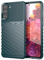 Gigapack GP-104317 szilikon telefonvédő ütésállóság, dombor minta, sötétzöld kép