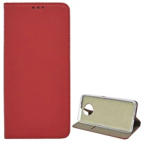 Gigapack GP-104580 Redmi note 9t 5g  tok álló, bőr hatású flip, rombusz, piros kép