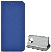 Gigapack GP-104584 Redmi note 9t 5g  tok álló, bőr hatású flip, rombusz, sötétkék kép