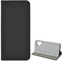 Gigapack GP-104843 Samsung a32 4g  tok álló, bőr hatású flip, rombusz, fekete kép