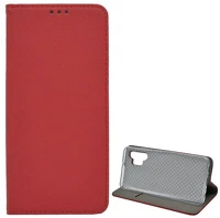 Gigapack GP-104845 Samsung a32 4g  tok álló, bőr hatású flip, rombusz, piros kép