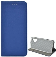 Gigapack GP-105001 Samsung a32 4g  tok álló, bőr hatású flip, rombusz, sötétkék kép