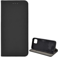 Gigapack GP-107314 Oppo reno 4 z 5g  tok álló, bőr hatású flip, rombusz, fekete kép