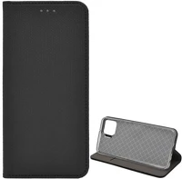 Gigapack GP-107318 Oppo a73 4g  tok álló, bőr hatású flip, rombusz, fekete kép