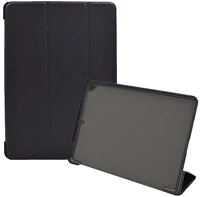 Gigapack GP-109506 Ipad air 2019  tok álló, bőr hatású aktív flip, asztali tartó, fekete kép
