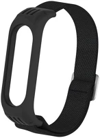 Gigapack GP-110031 Xiaomi mi band 3 pótszíj (állítható, textil) fekete