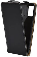Gigapack GP-110941 Samsung a03s  tok álló, bőr hatású flip, lefelé nyíló, fekete kép
