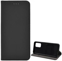 Gigapack GP-111243 Oppo a54 5g tok álló, bőr hatású (flip, oldalra nyíló, asztali tartó funkció, rombusz minta) fekete kép