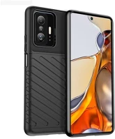 Gigapack GP-111458 Xiaomi 11t pro  szilikon telefonvédő ütésállóság, dombor minta, fekete kép