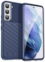 Gigapack GP-111974 Samsung s22 plus 5g  szilikon telefonvédő ütésállóság, dombor minta, sötétkék kép