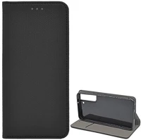 Gigapack GP-112237 Samsung s22 5g  tok álló, bőr hatású flip, rombusz, fekete kép
